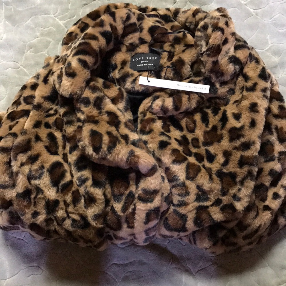 SMALL - Leopard Fur Jacket - Picture 6 of 7